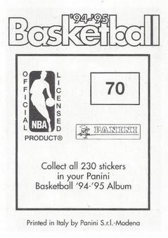 1994-95 Panini Stickers #70 Jon Barry  Back