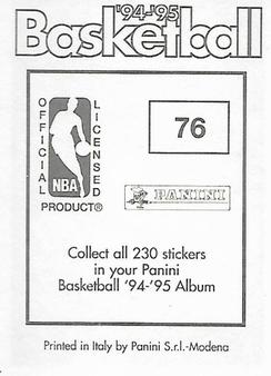 1994-95 Panini Stickers #76 Ed Pinckney  Back