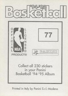 1994-95 Panini Stickers #77 Kenny Anderson  Back