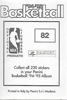 1994-95 Panini Stickers #82 Armon Gilliam  Back