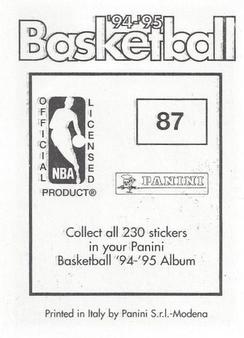 1994-95 Panini Stickers #87 Patrick Ewing  Back