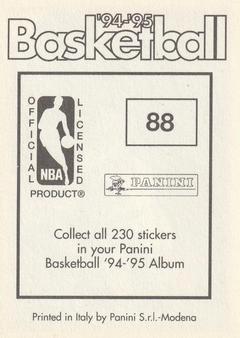 1994-95 Panini Stickers #88 Derek Harper  Back