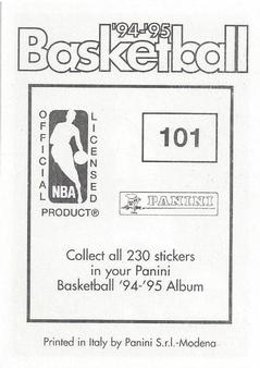 1994-95 Panini Stickers #101 Dana Barros  Back