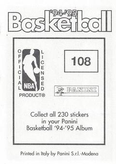 1994-95 Panini Stickers #108 Orlando Woolridge  Back