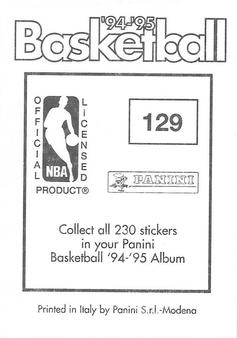 1994-95 Panini Stickers #129 Rodney Rogers  Back