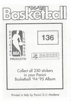 1994-95 Panini Stickers #136 Keith Jennings  Back