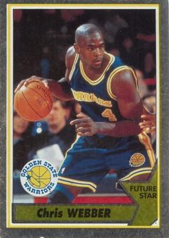 1994-95 Panini Stickers #140 Chris Webber  Front