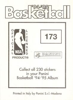 1994-95 Panini Stickers #173 Danny Ainge  Back