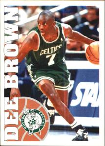 1995-96 Panini Stickers #1 Dee Brown  Front