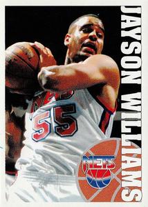 1995-96 Panini Stickers #27 Jayson Williams  Front