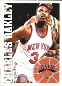 1995-96 Panini Stickers #34 Charles Oakley  Front