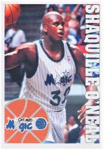 1995-96 Panini Stickers #40 Shaquille O'Neal  Front