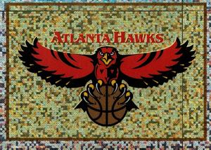 1995-96 Panini Stickers #69 Hawks Team Logo  Front