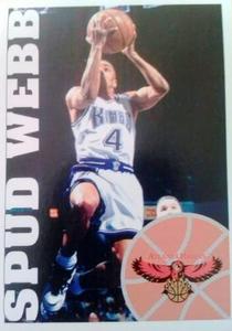 1995-96 Panini Stickers #72 Spud Webb  Front