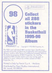 1995-96 Panini Stickers #98 Mark Price  Back