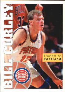 1995-96 Panini Stickers #100 Bill Curley  Front