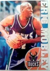 1995-96 Panini Stickers #124 Eric Mobley  Front