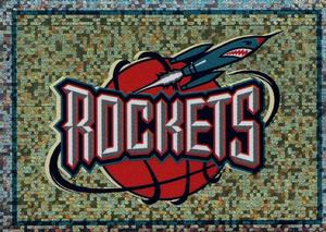 1995-96 Panini Stickers #168 Rockets Team Logo  Front