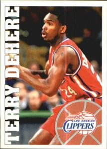 1995-96 Panini Stickers #217 Terry Dehere  Front