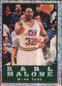 1995-96 Panini Stickers #274 Karl Malone Front