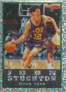 1995-96 Panini Stickers #279 John Stockton Front