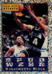 1995-96 Panini Stickers #280 Spud Webb Front