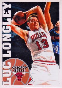 1995-96 Panini Stickers #86 Luc Longley  Front