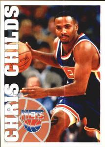 1995-96 Panini Stickers (European) #21 Chris Childs  Front