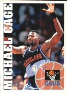 1995-96 Panini Stickers (European) #92 Michael Cage  Front