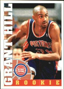 1995-96 Panini Stickers (European) #282 Grant Hill Front