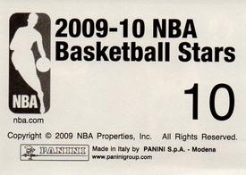 2009-10 Panini NBA Stickers #10 Rasheed Wallace Back