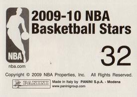 2009-10 Panini NBA Stickers #32 Jared Jeffries Back