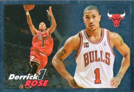 2009-10 Panini NBA Stickers #57 Derrick Rose Front