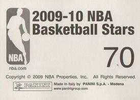 2009-10 Panini NBA Stickers #70 Delonte West Back