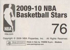 2009-10 Panini NBA Stickers #76 Anderson Varejao Back