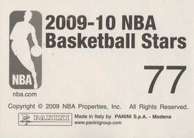 2009-10 Panini NBA Stickers #77 Zydrunas Ilgauskas Back