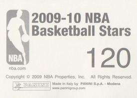 2009-10 Panini NBA Stickers #120 Marvin Williams Back
