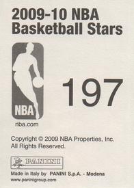 2009-10 Panini NBA Stickers #197 Marcus Camby Back