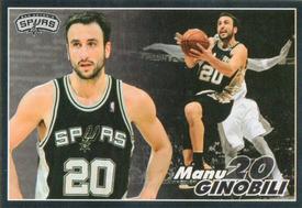2009-10 Panini NBA Stickers #361 Manu Ginobili Front