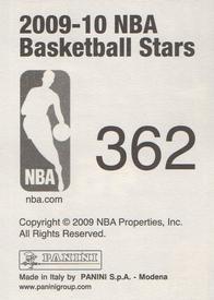 2009-10 Panini NBA Stickers #362 DeJuan Blair Back