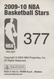 2009-10 Panini NBA Stickers #377 Kobe Bryant Back