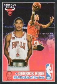 2009-10 Panini NBA Stickers #384 Derrick Rose Front
