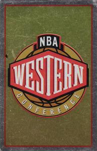 1996-97 Panini Stickers #3 Western Conference Logo Front