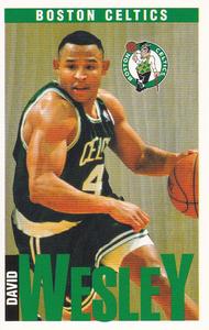 1996-97 Panini Stickers #11 David Wesley Front