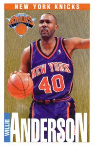 1996-97 Panini Stickers #31 Willie Anderson Front
