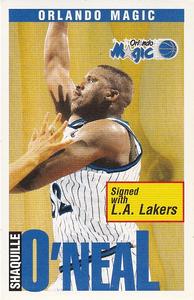 1996-97 Panini Stickers #44 Shaquille O'Neal Front