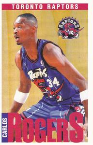 1996-97 Panini Stickers #136 Carlos Rogers Front