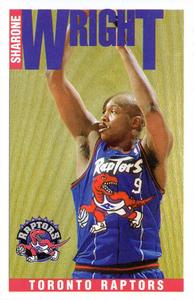 1996-97 Panini Stickers #138 Sharone Wright Front