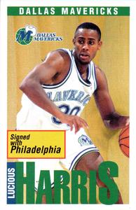 1996-97 Panini Stickers #148 Lucious Harris Front