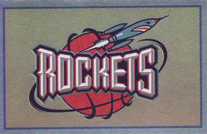 1996-97 Panini Stickers #169 Rockets Logo Front
